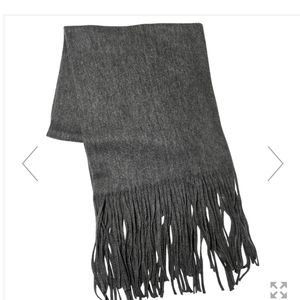 NWT Lucky Brand Solid Brushed Scarf - Dark Grey